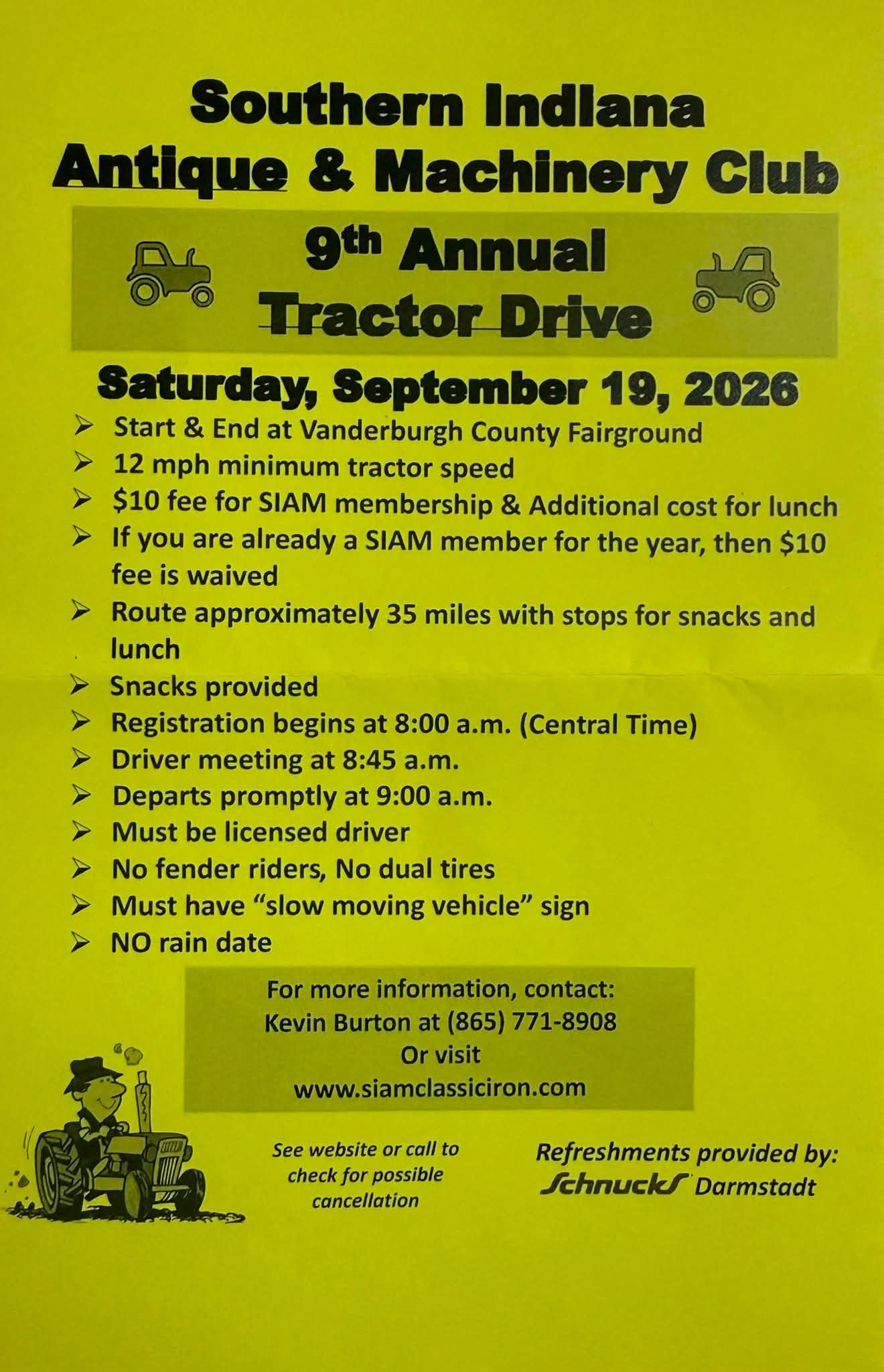 2026 tractor drive flyer